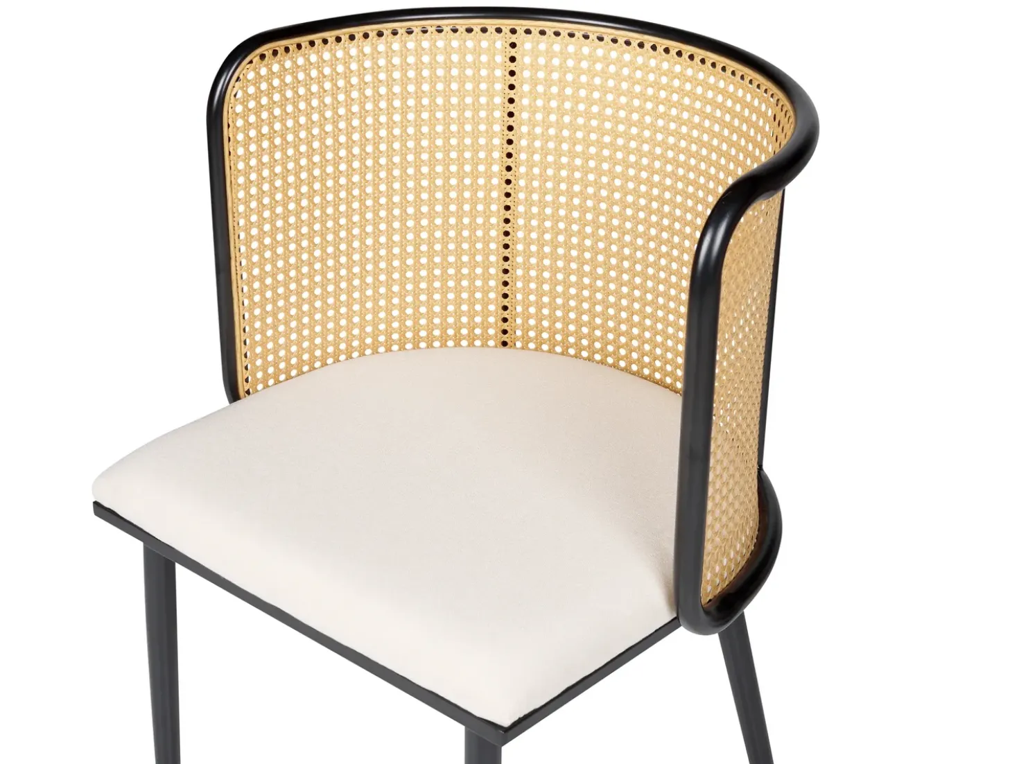 Set di 2 sedie da pranzo KOBUK Metallo Nero