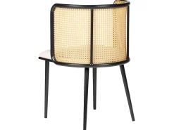 Set di 2 sedie da pranzo KOBUK Metallo Nero