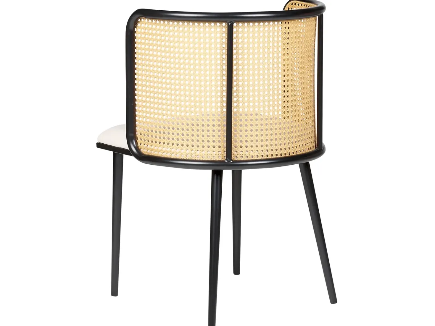 Set di 2 sedie da pranzo KOBUK Metallo Nero