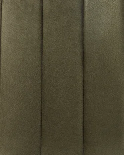 Set di 4 sedie da pranzo KALISPELL Velluto Verde oliva