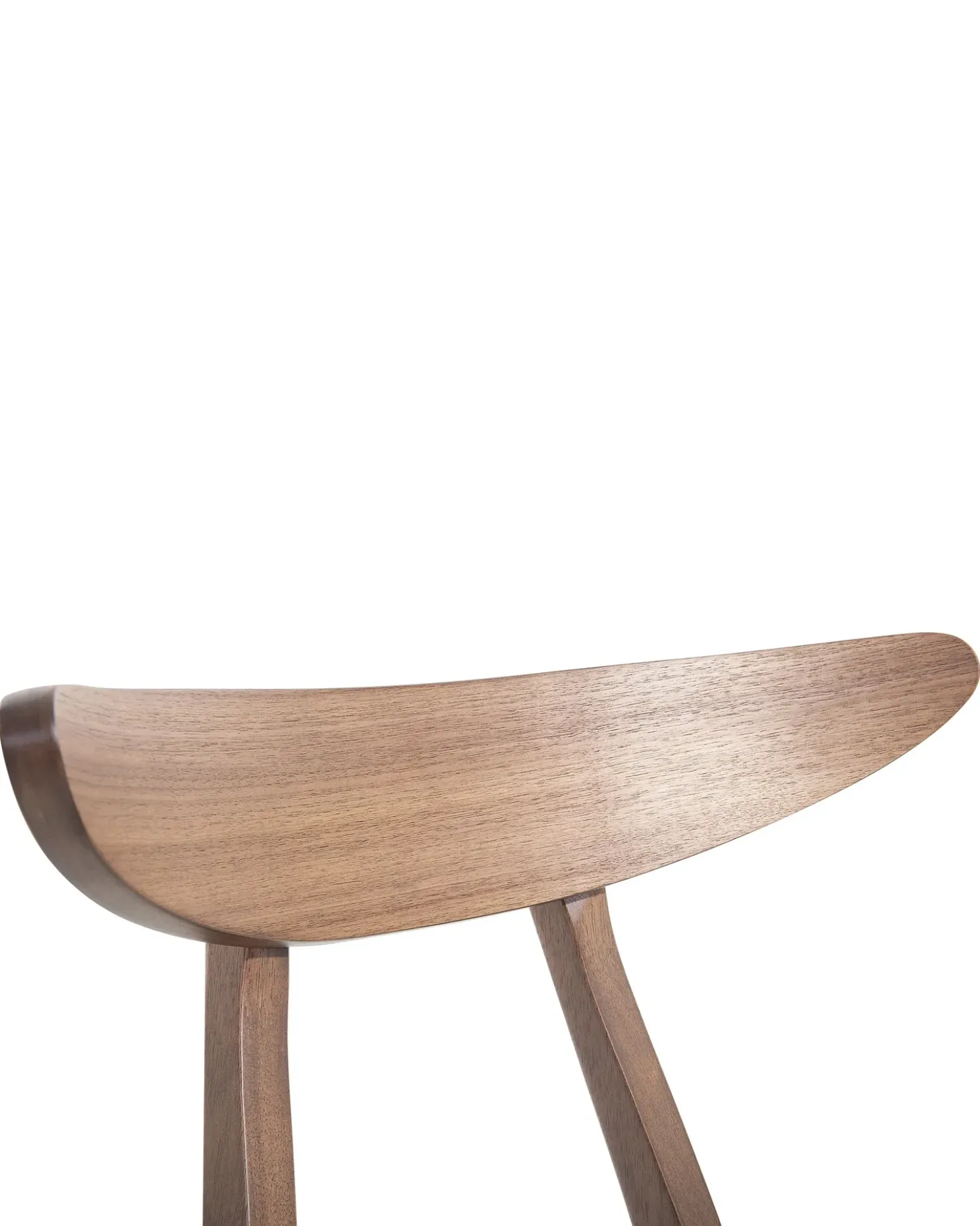 Set di 2 sedie da pranzo LYNN Legno Marrone scuro/Grigio