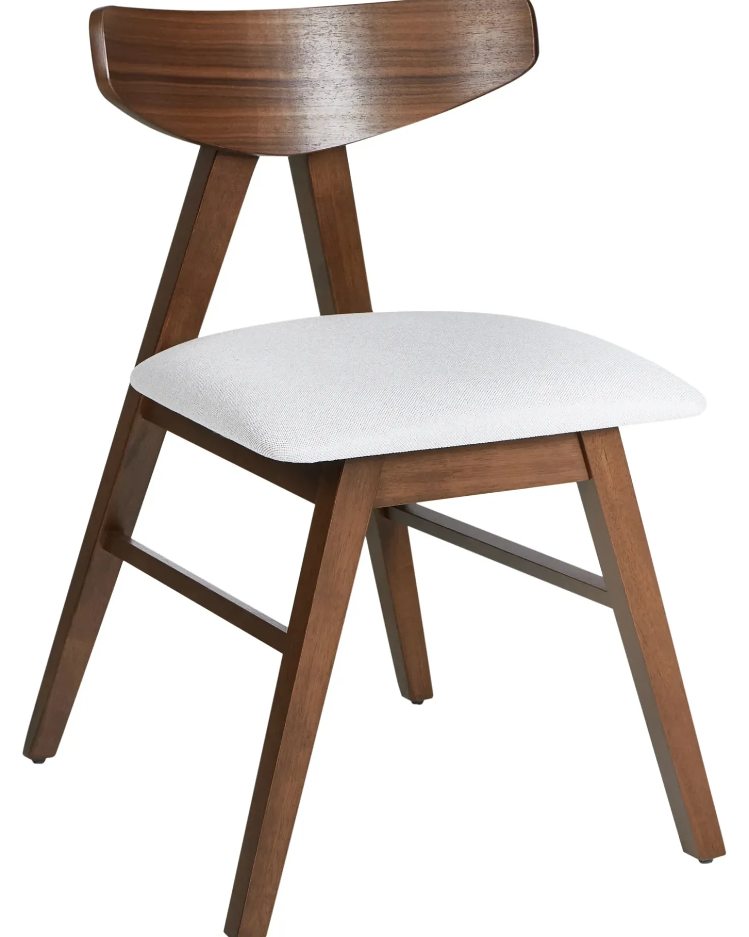 Set di 2 sedie da pranzo LACOTA Legno Marrone scuro/Grigio