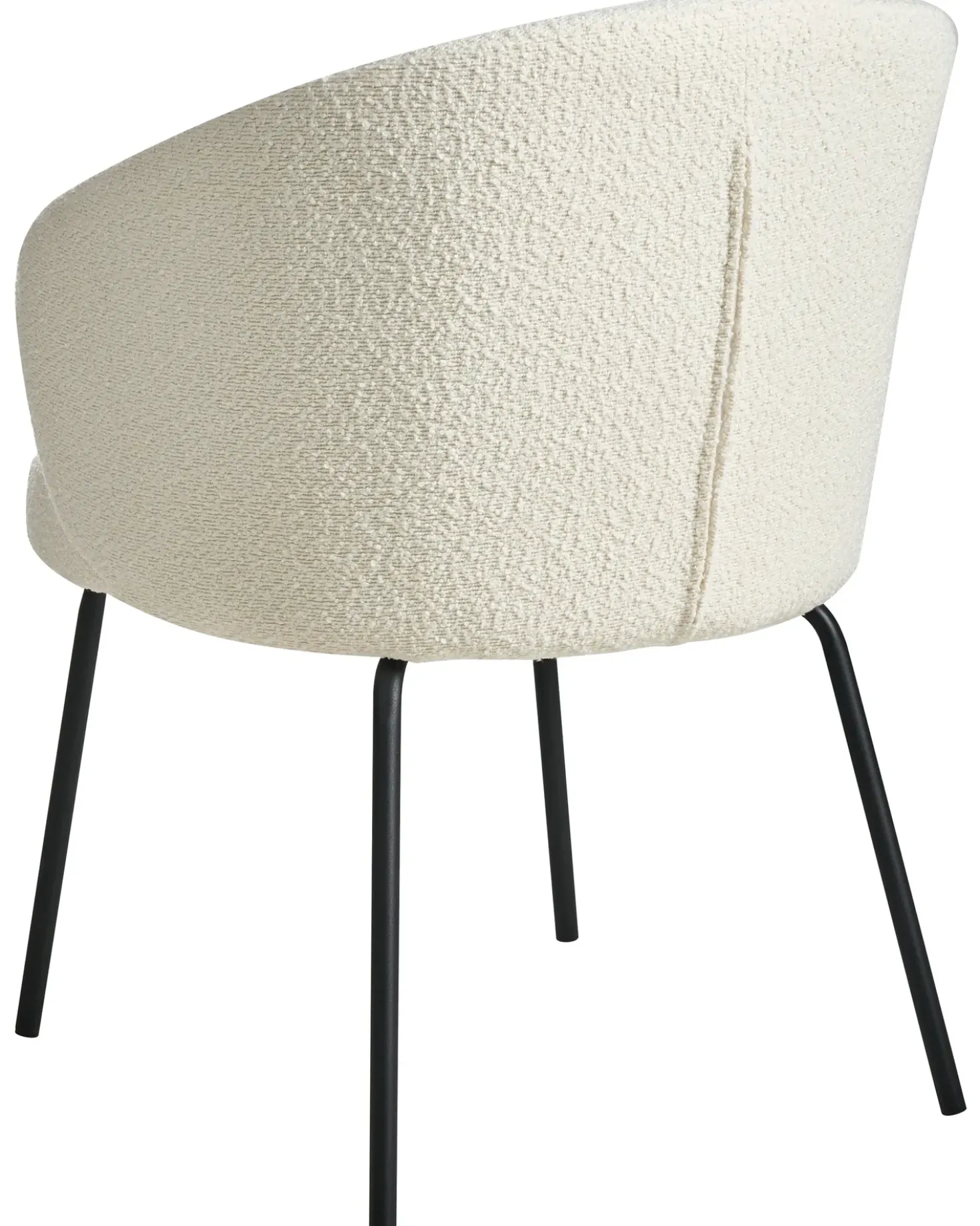 Set di 2 sedie da pranzo LUDDEN Bouclé Beige chiaro