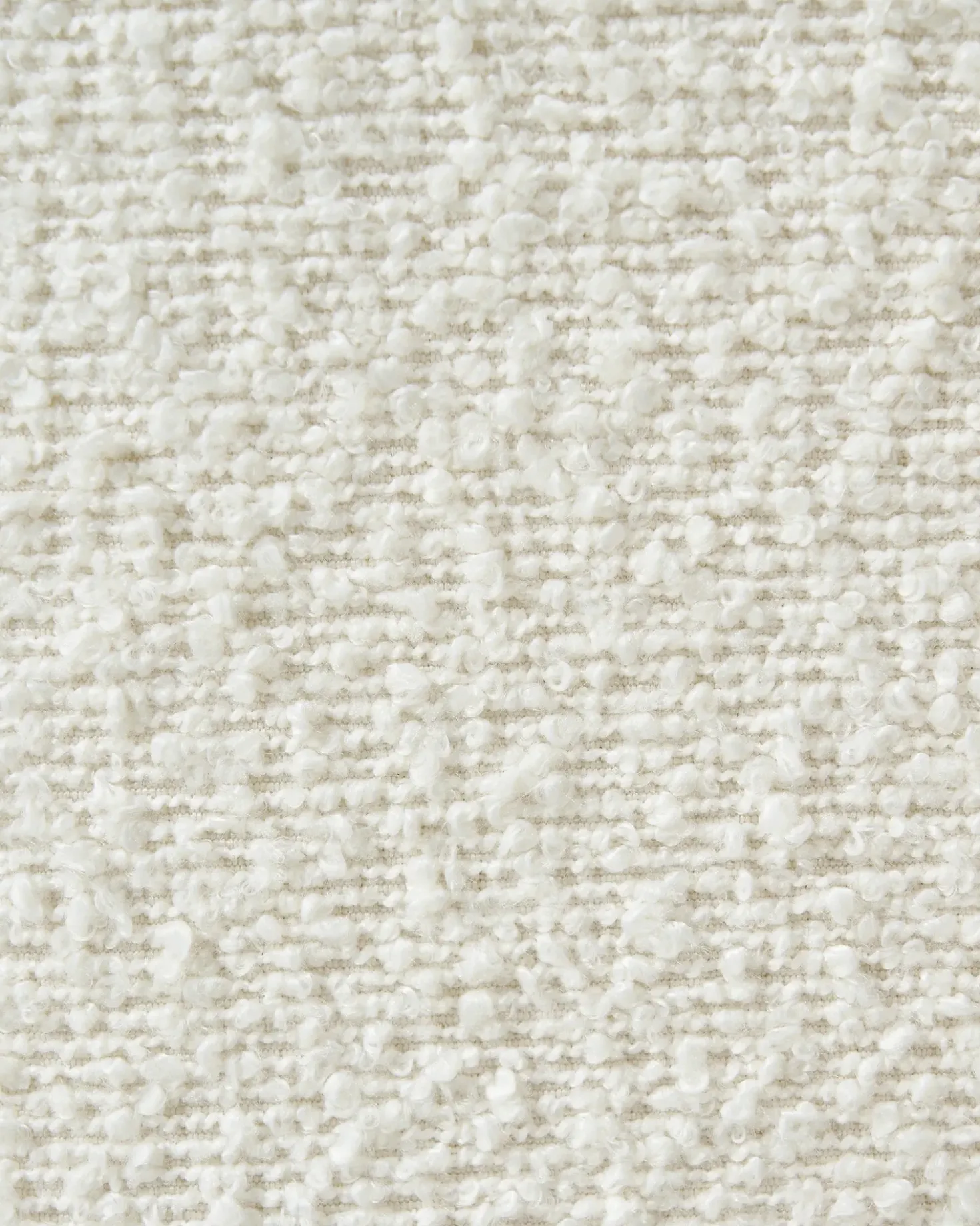 Set di 2 sedie da pranzo LUDDEN Bouclé Beige chiaro
