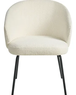 Set di 2 sedie da pranzo LUDDEN Bouclé Beige chiaro