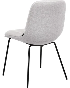 Set di 2 sedie da pranzo LORIDA Tessuto Grigio chiaro