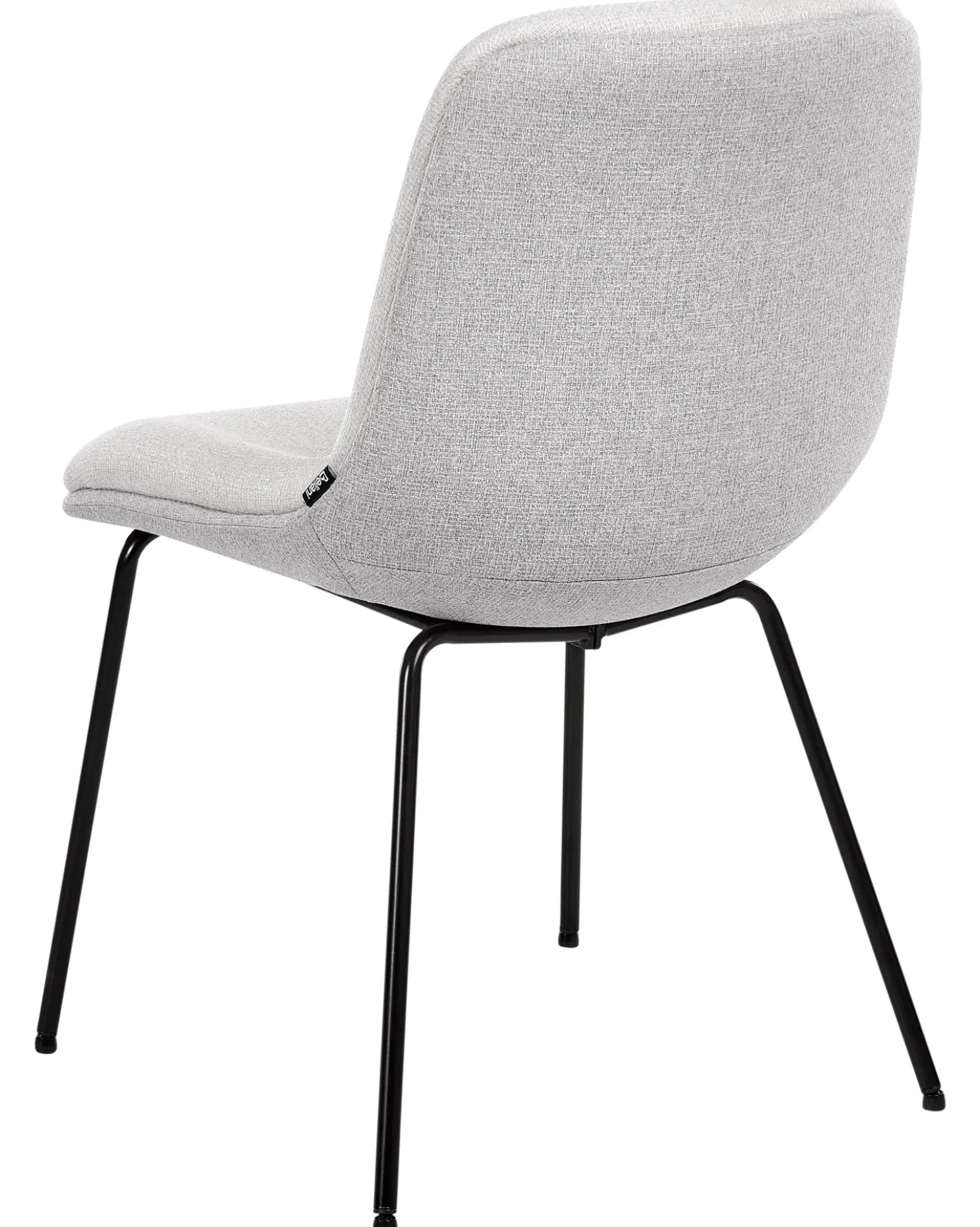 Set di 2 sedie da pranzo LORIDA Tessuto Grigio chiaro