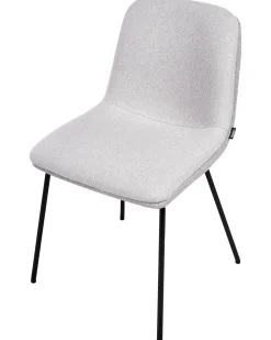 Set di 2 sedie da pranzo LORIDA Tessuto Grigio chiaro