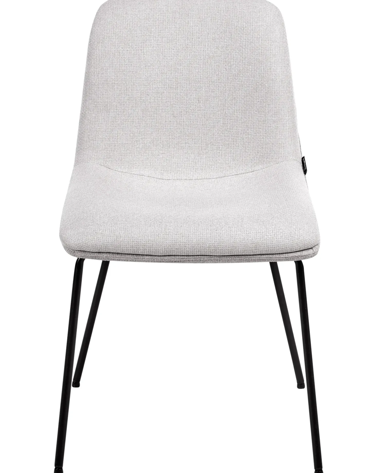 Set di 2 sedie da pranzo LORIDA Tessuto Grigio chiaro