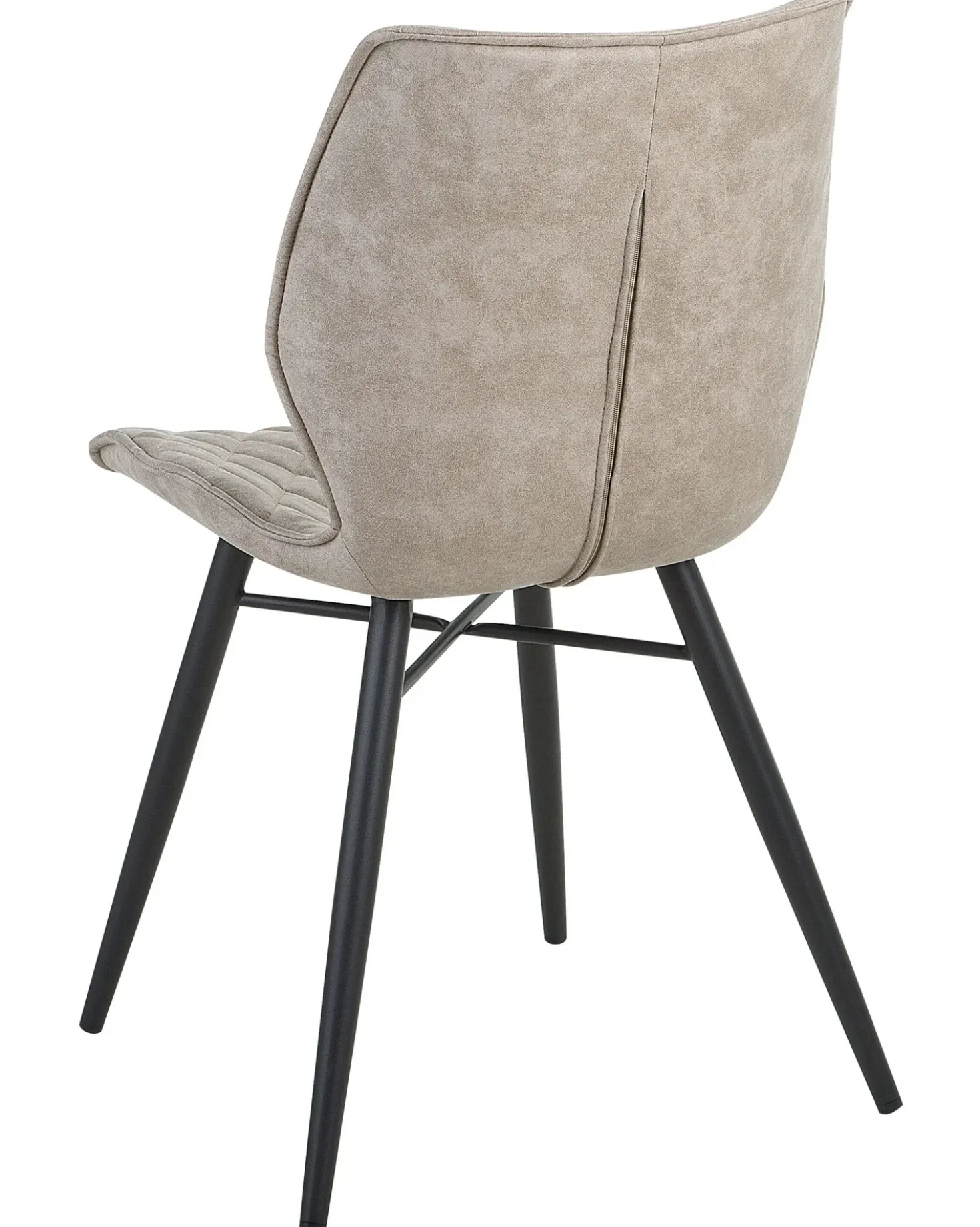Set di 2 sedie da pranzo LISLE Tessuto Beige