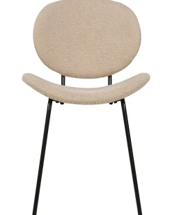 Set di 2 sedie da pranzo LUANA Bouclé Tortora