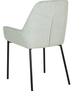 Set di 2 sedie da pranzo LOVERNA Velluto a coste Verde menta