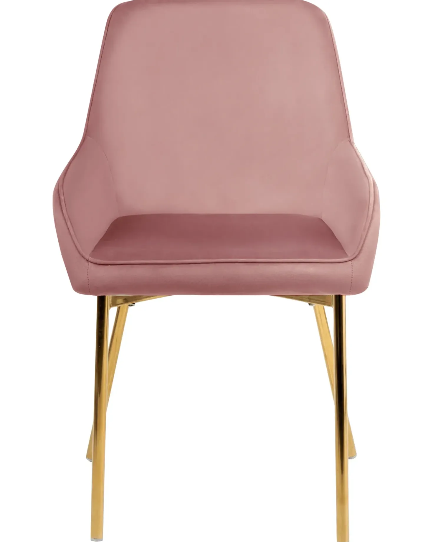 Set di 2 sedie da pranzo LOVERNA Velluto Rosa