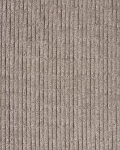 Set di 2 sedie da pranzo LOVERNA Velluto a coste Beige