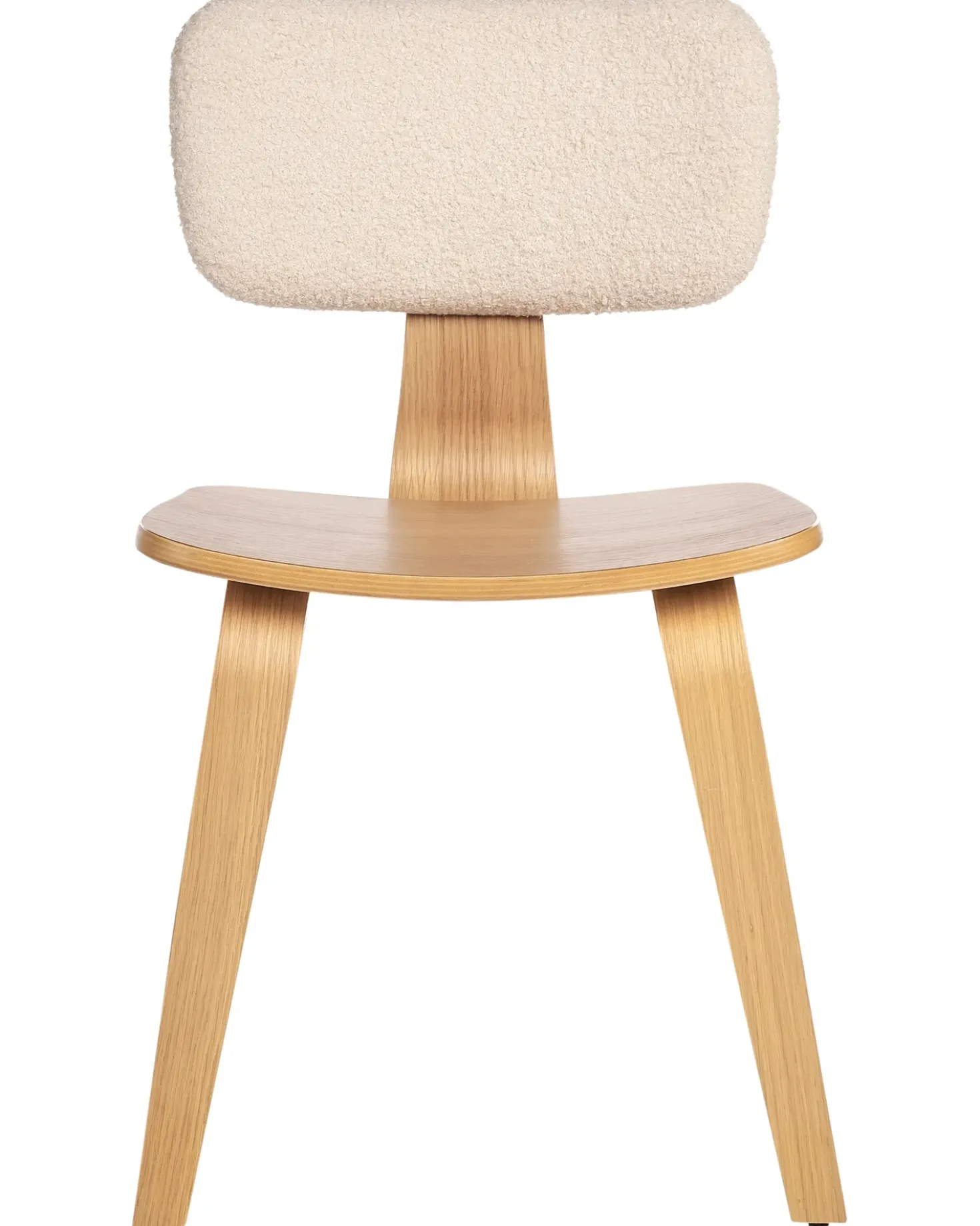 Set di 2 sedie da pranzo LUCINDA Legno Marrone chiaro