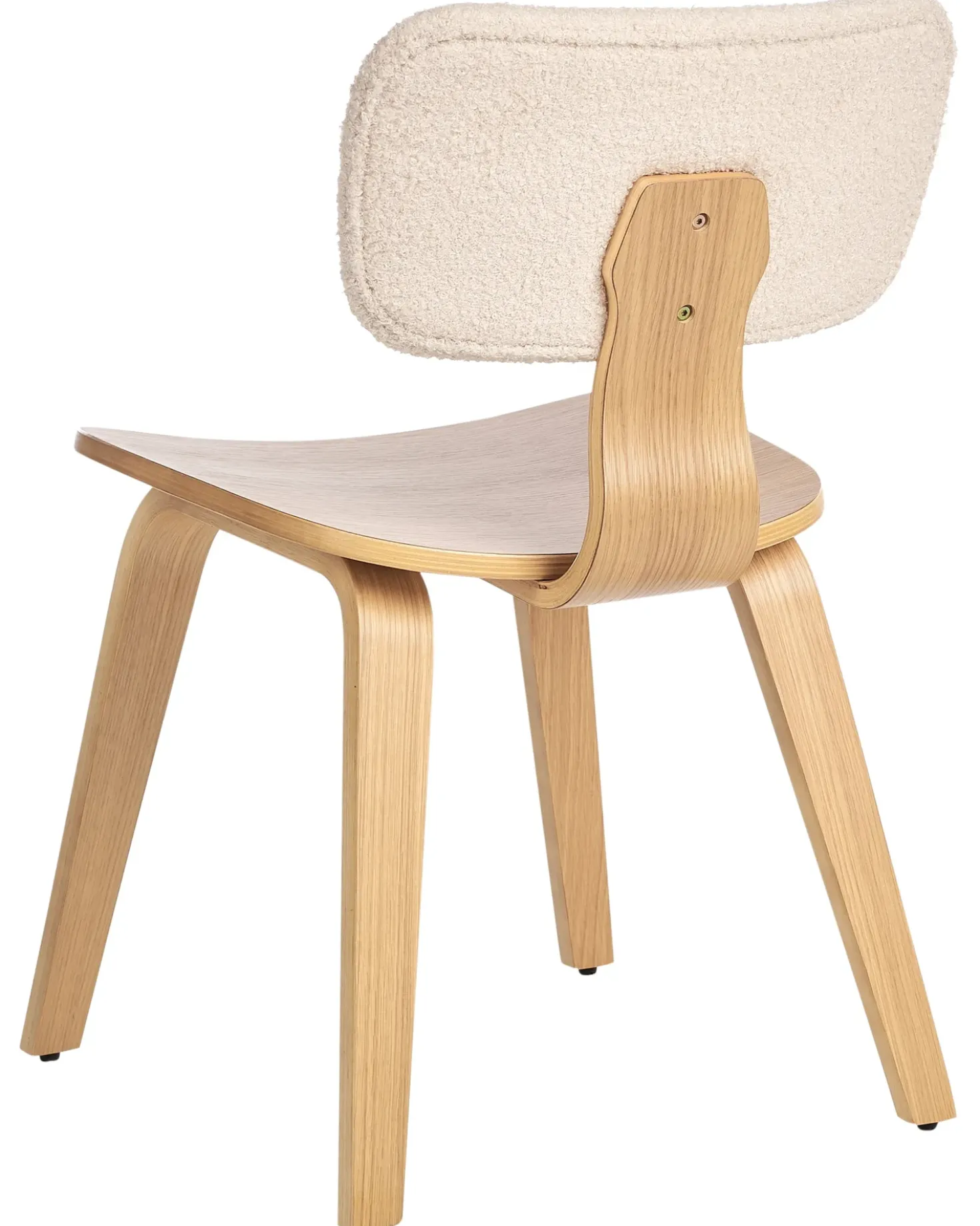 Set di 2 sedie da pranzo LUCINDA Legno Marrone chiaro