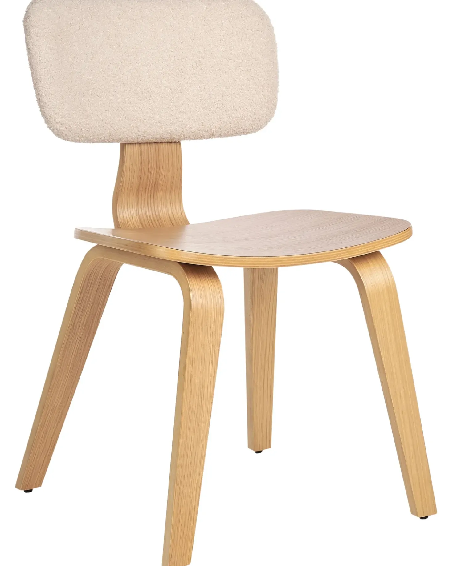 Set di 2 sedie da pranzo LUCINDA Legno Marrone chiaro