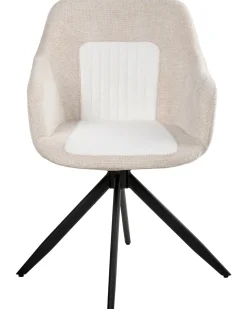 Set di 2 sedie da pranzo LIKELY Tessuto Beige chiaro