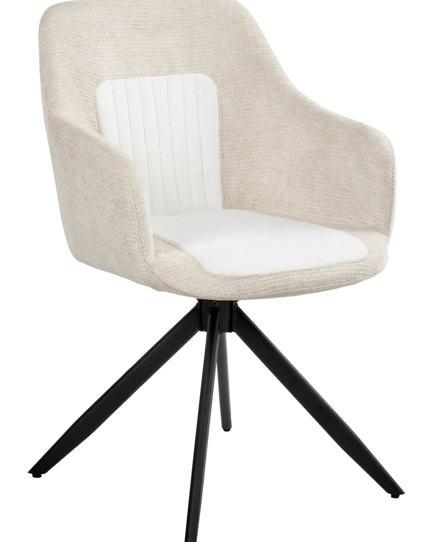 Set di 2 sedie da pranzo LIKELY Tessuto Beige chiaro