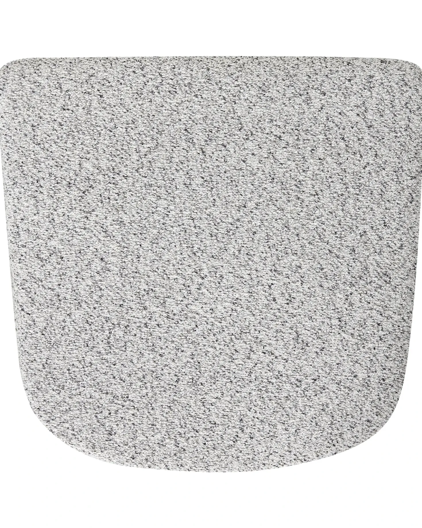Set di 2 sedie da pranzo LITHIA Tessuto Nero/Bianco
