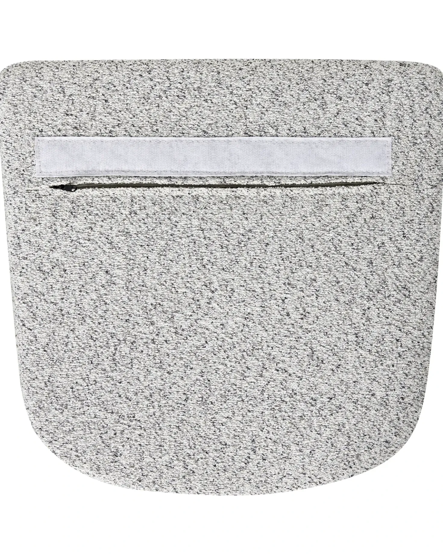 Set di 2 sedie da pranzo LITHIA Tessuto Nero/Bianco
