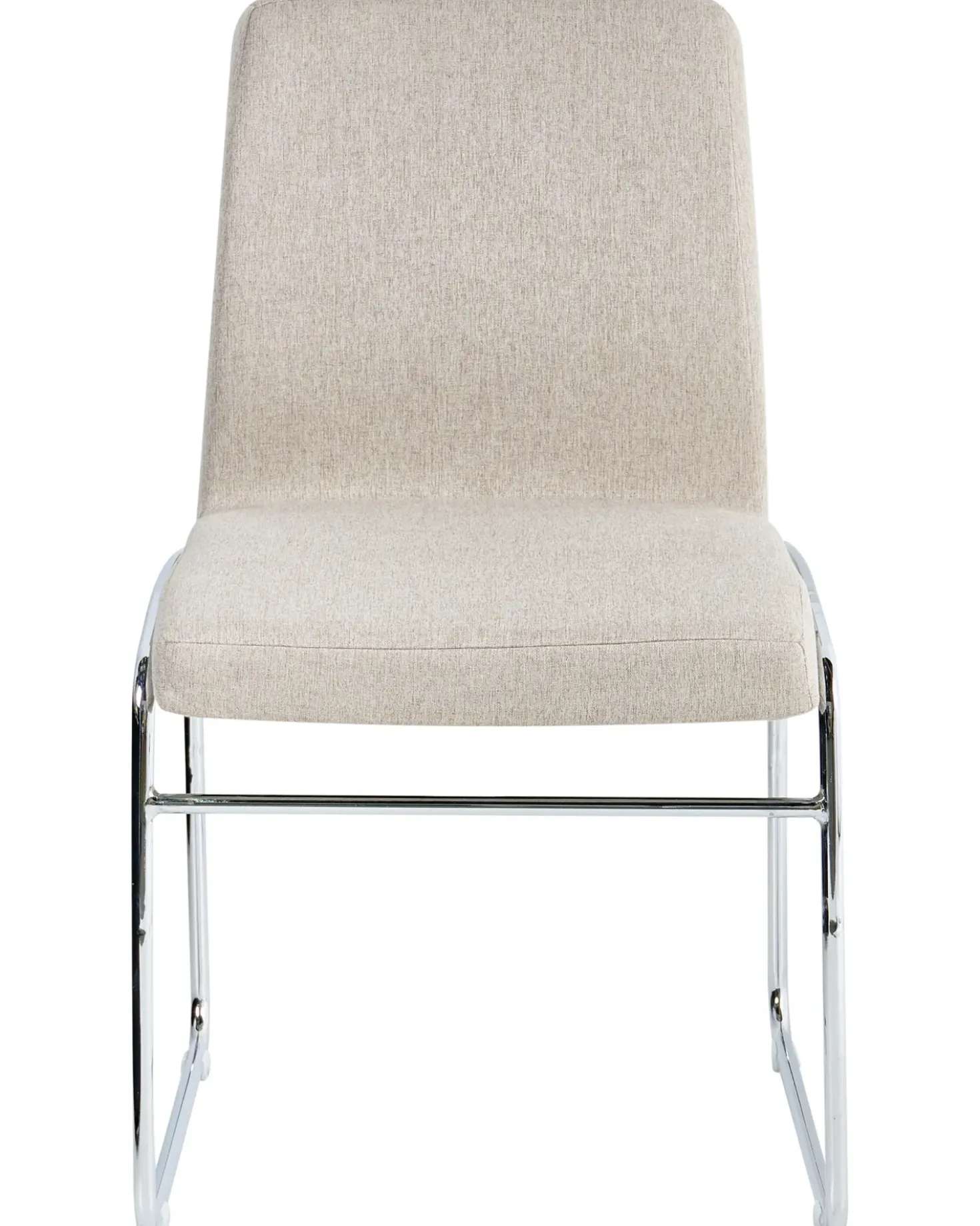 Set di 2 sedie da pranzo LECCO Tessuto Beige
