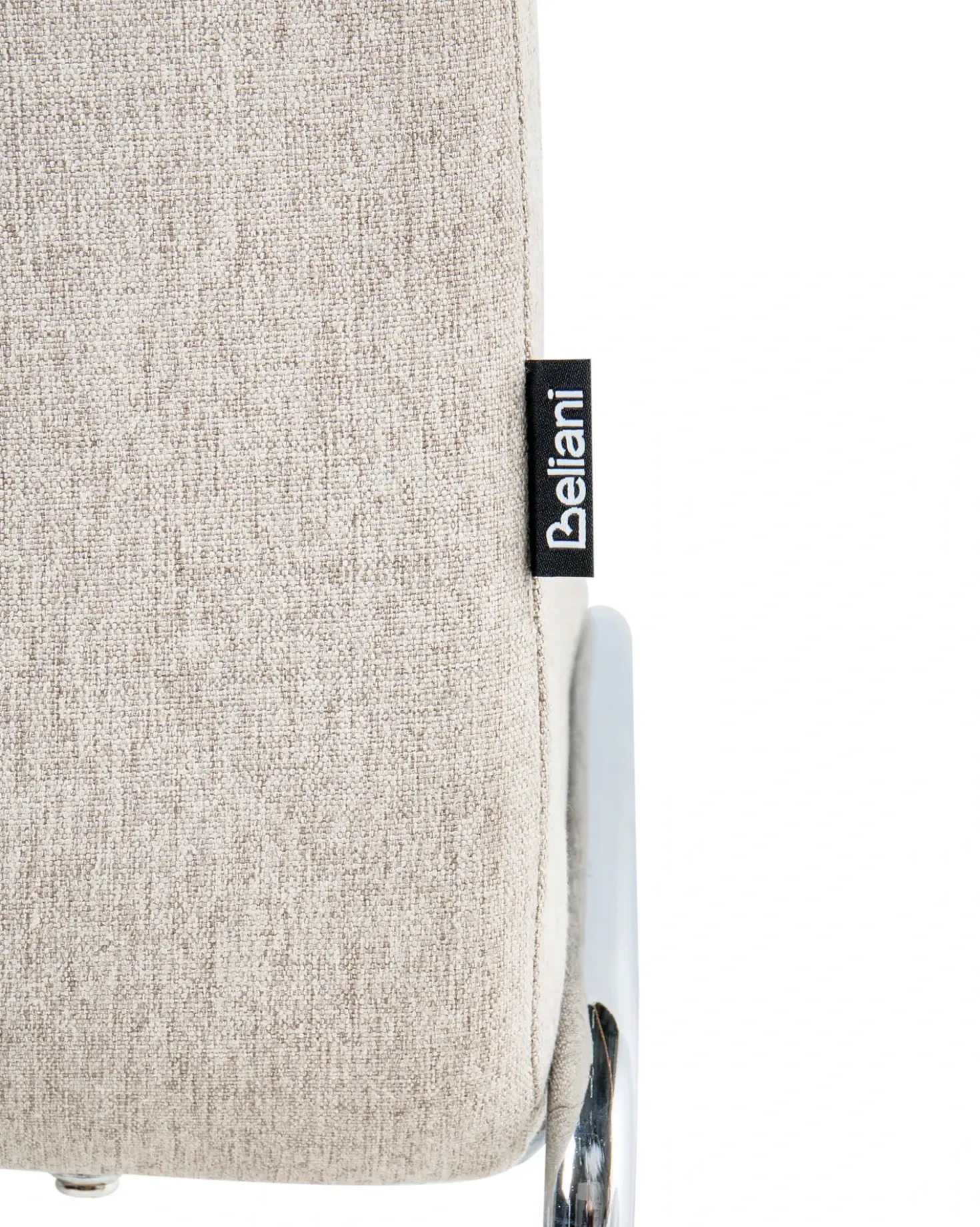 Set di 2 sedie da pranzo LECCO Tessuto Beige
