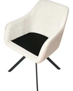 Set di 2 sedie da pranzo LITHIA Bouclé Beige chiaro