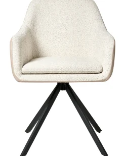 Set di 2 sedie da pranzo LITHIA Bouclé Beige chiaro
