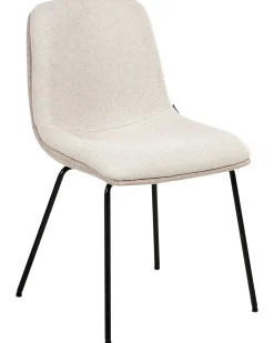 Set di 2 sedie da pranzo LORIDA Tessuto Beige