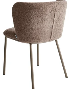 Set di 2 sedie da pranzo MINA II Bouclé Marrone chiaro