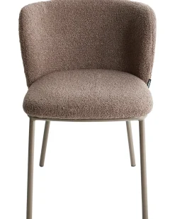Set di 2 sedie da pranzo MINA II Bouclé Marrone chiaro