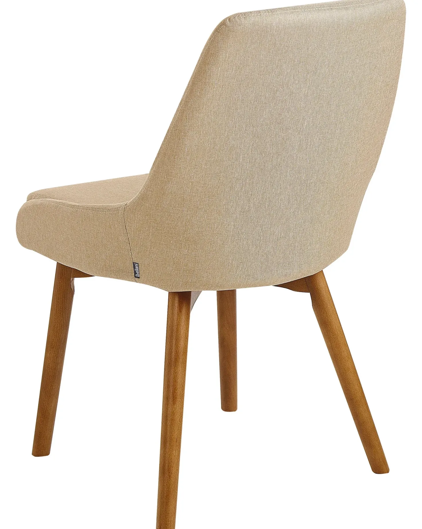 Set di 2 sedie da pranzo MELFORT Tessuto Beige sabbia