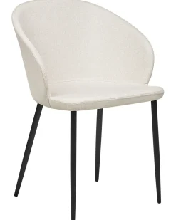 Set di 2 sedie da pranzo MASON Tessuto Beige chiaro