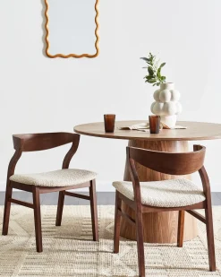 Set di 2 sedie da pranzo MAROA Legno Beige chiaro