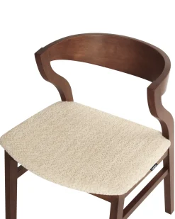 Set di 2 sedie da pranzo MAROA Legno Beige chiaro