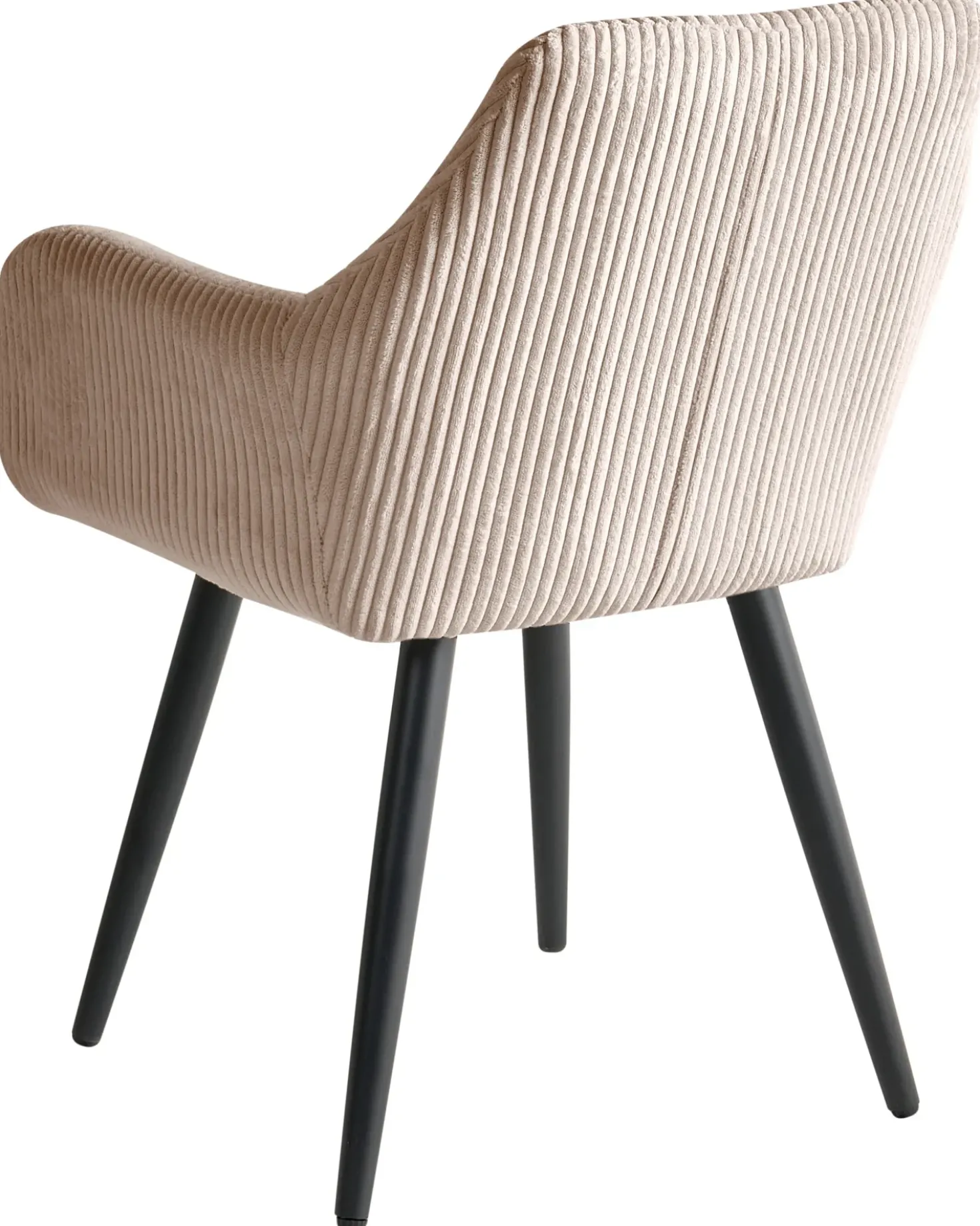 Set di 2 sedie da pranzo MORI Velluto a coste Beige