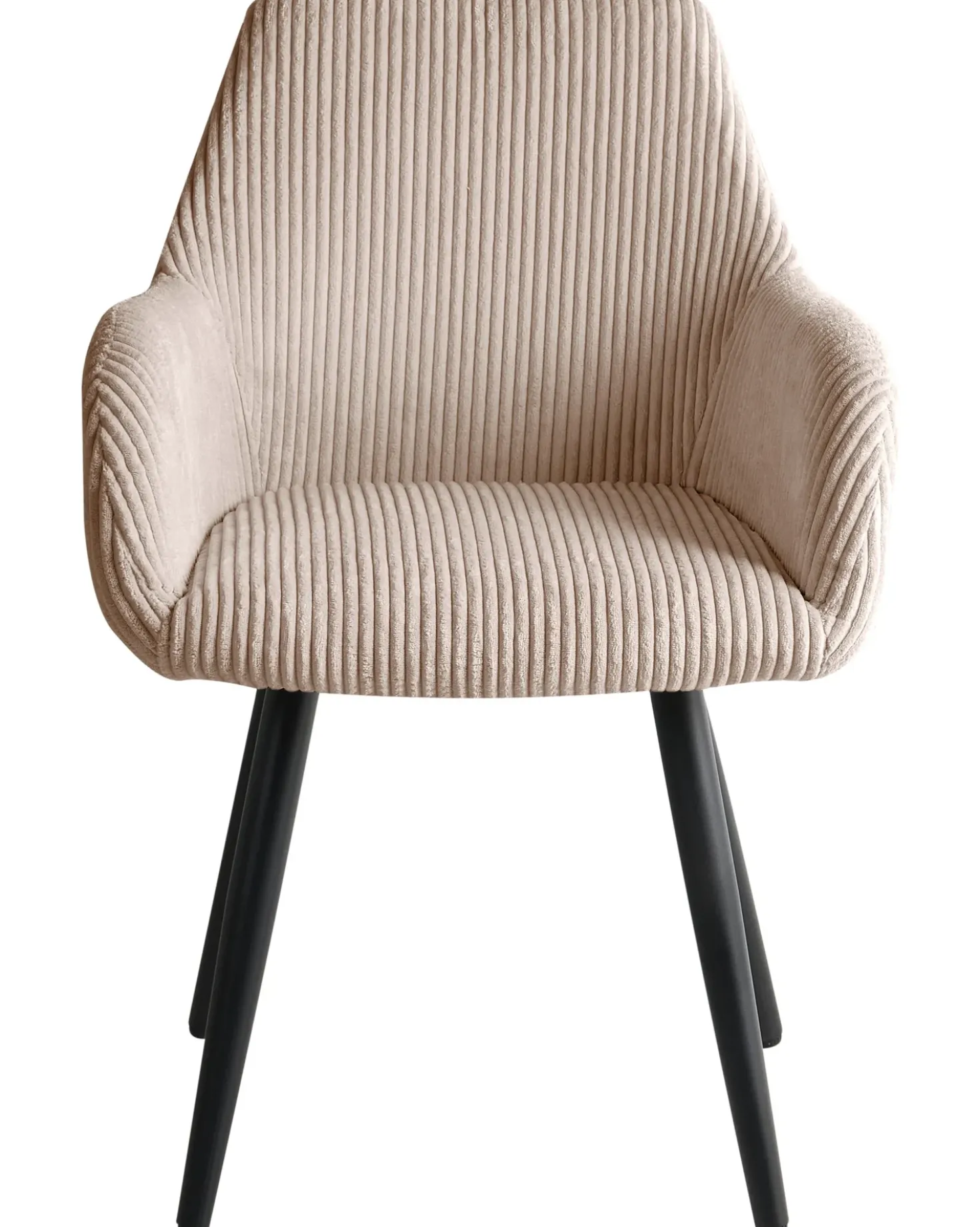 Set di 2 sedie da pranzo MORI Velluto a coste Beige