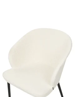 Set di 2 sedie da pranzo MASON Bouclé Bianco sporco