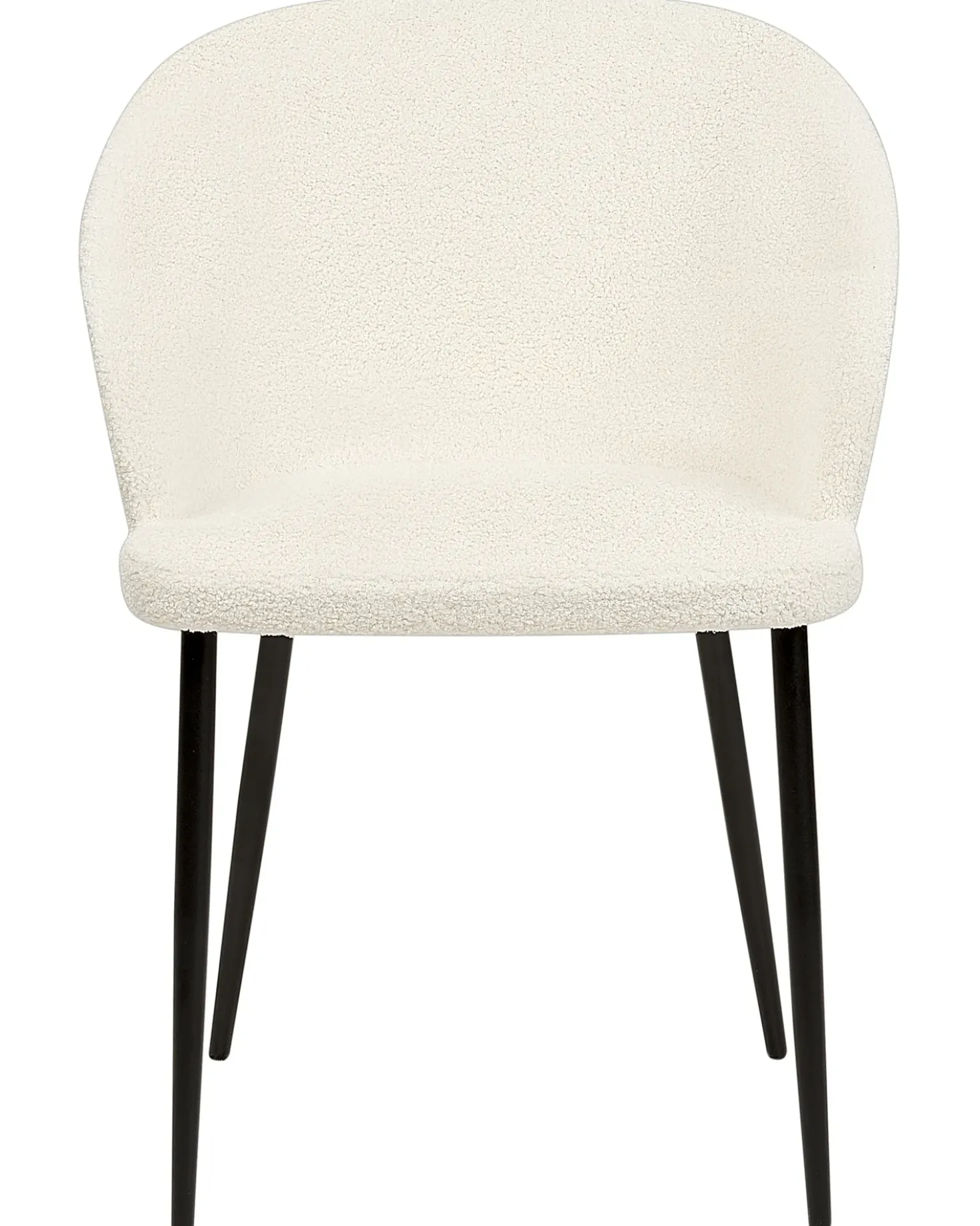 Set di 2 sedie da pranzo MASON Bouclé Bianco sporco