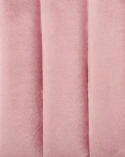 Set di 2 sedie da pranzo MARIPOSA Velluto Rosa