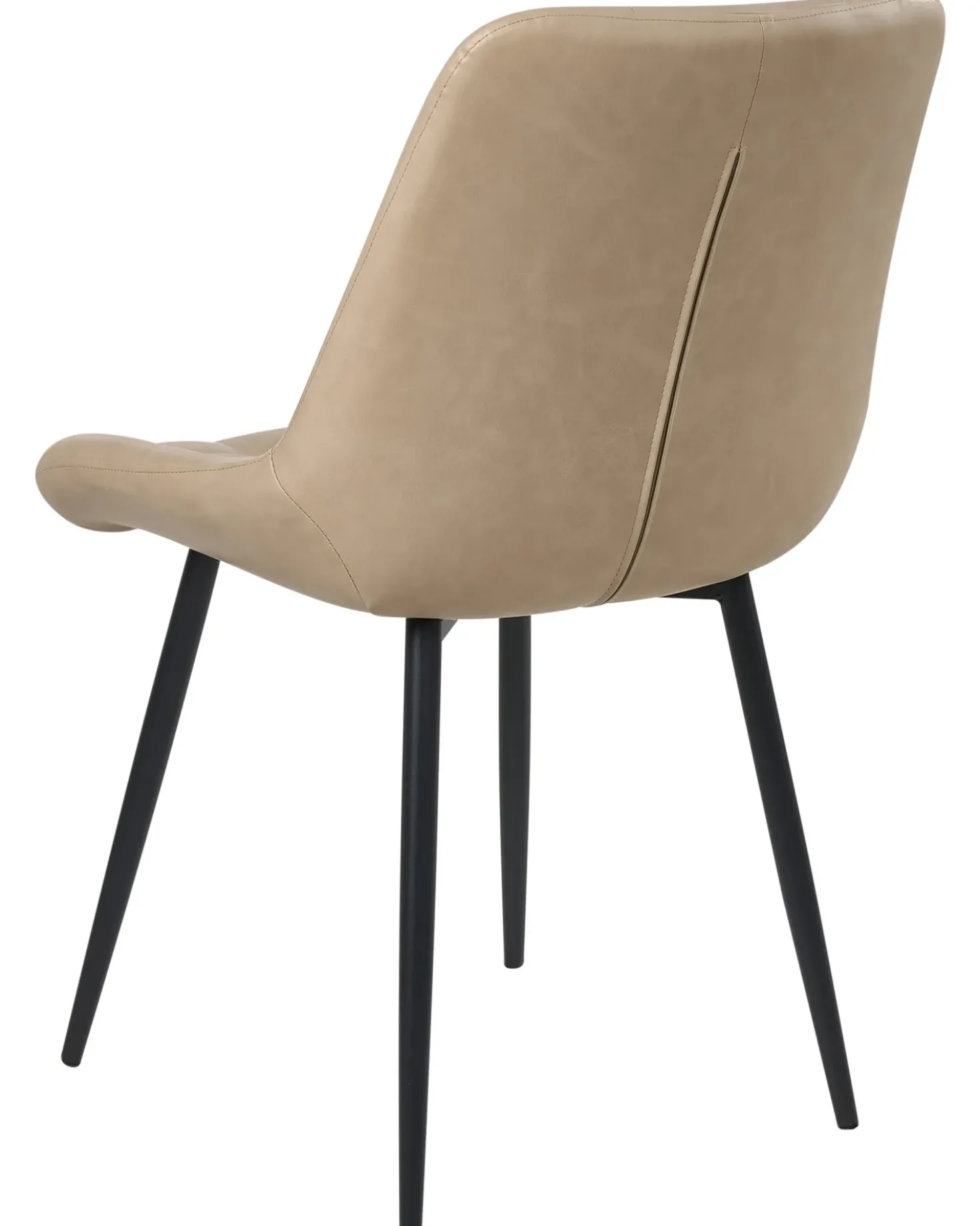 Set di 2 sedie da pranzo MELROSE Pelle sintetica Beige
