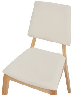 Set di 2 sedie da pranzo MERRILL Legno Beige chiaro