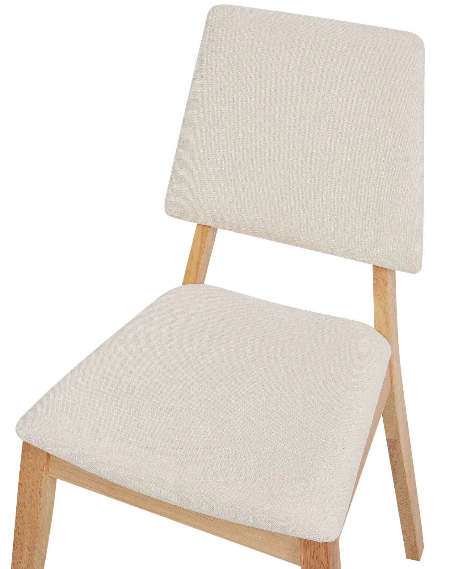 Set di 2 sedie da pranzo MERRILL Legno Beige chiaro
