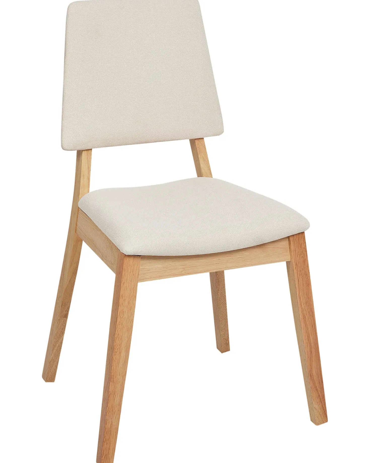 Set di 2 sedie da pranzo MERRILL Legno Beige chiaro