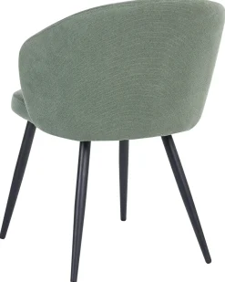 Set di 2 sedie da pranzo MOUNDVILLE Tessuto Verde chiaro