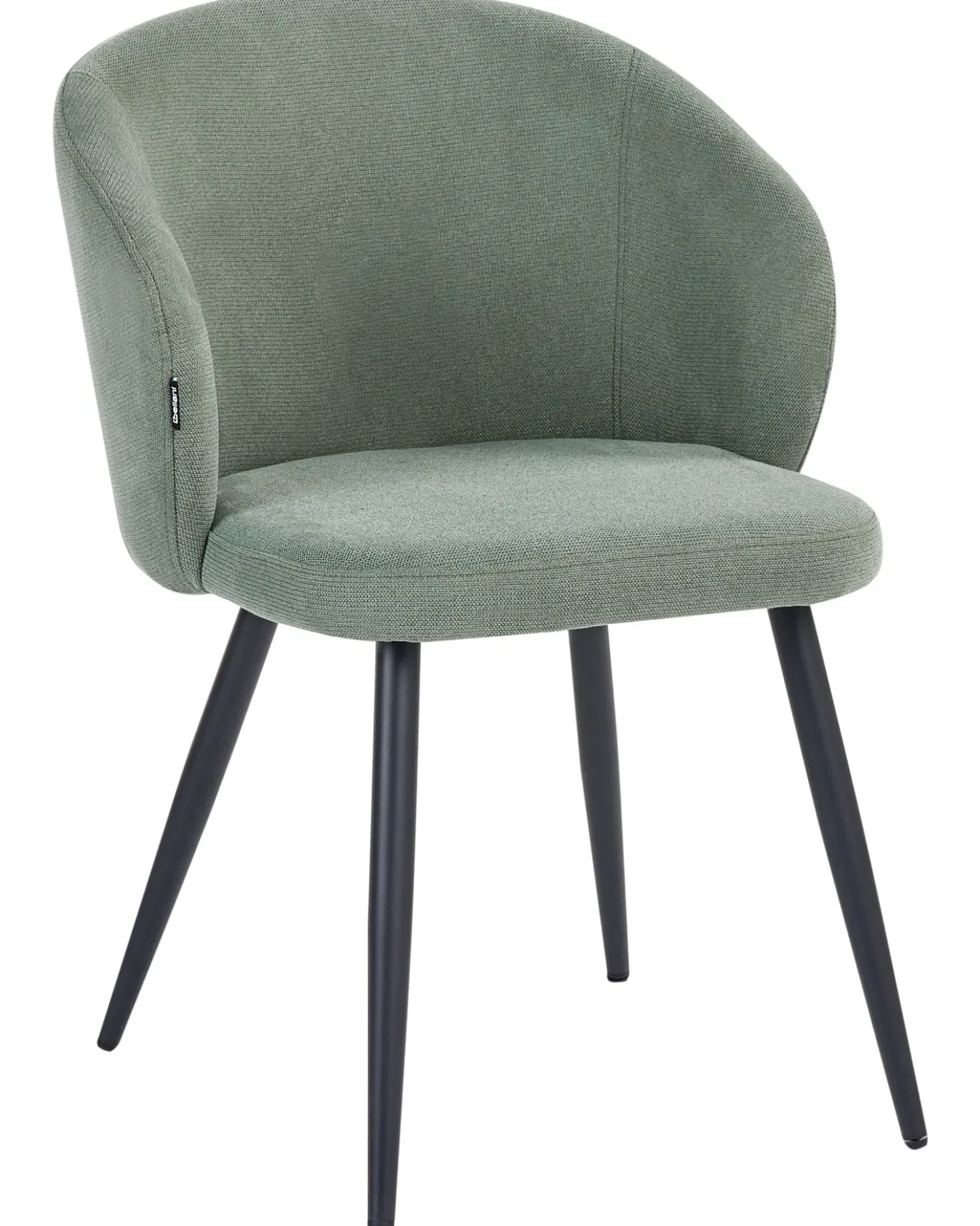 Set di 2 sedie da pranzo MOUNDVILLE Tessuto Verde chiaro