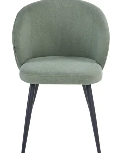 Set di 2 sedie da pranzo MOUNDVILLE Tessuto Verde chiaro