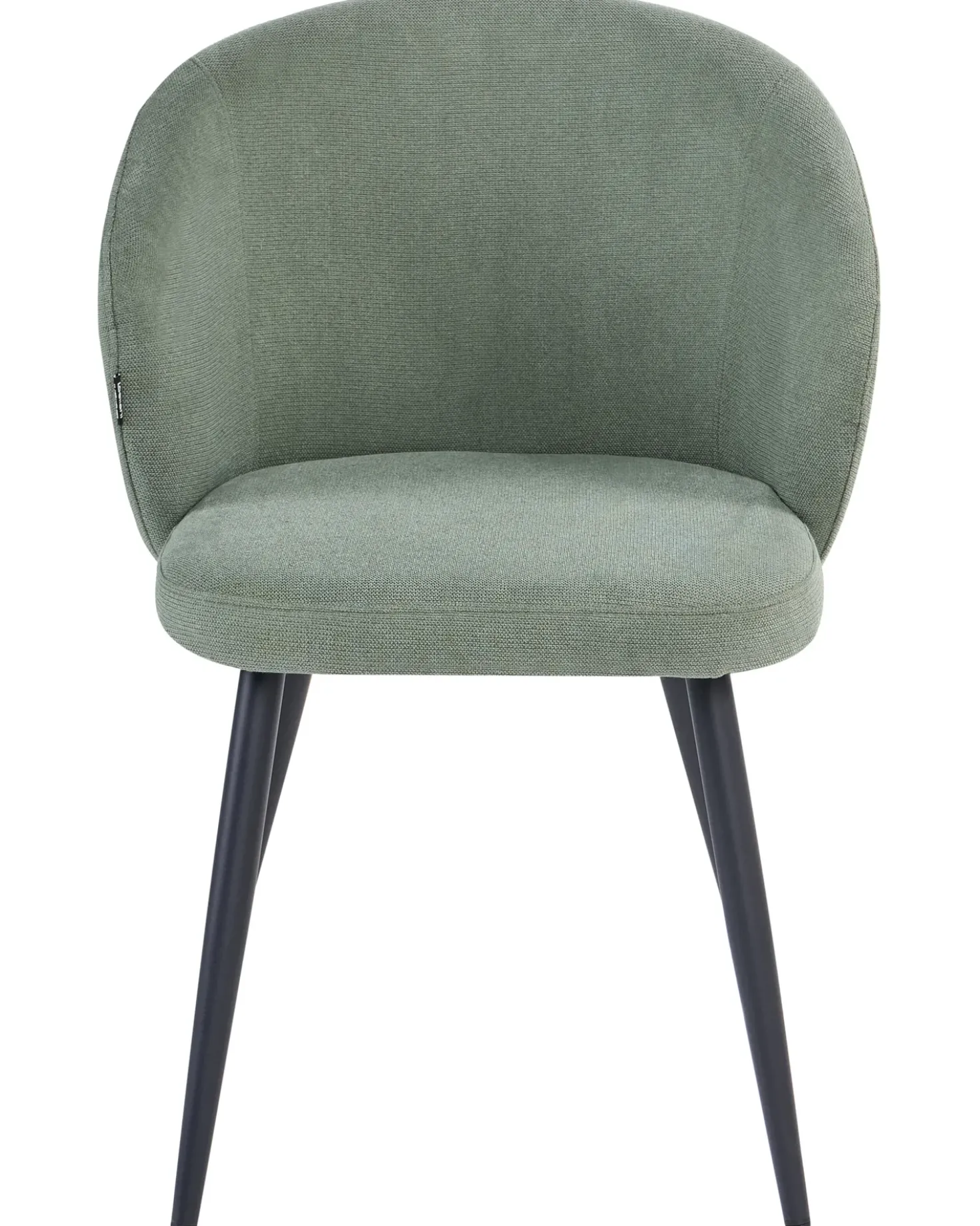 Set di 2 sedie da pranzo MOUNDVILLE Tessuto Verde chiaro