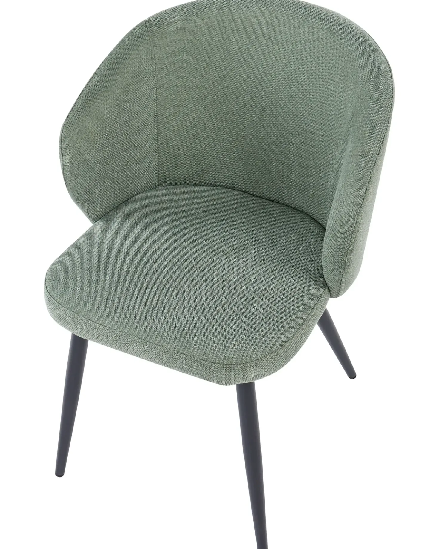 Set di 2 sedie da pranzo MOUNDVILLE Tessuto Verde chiaro